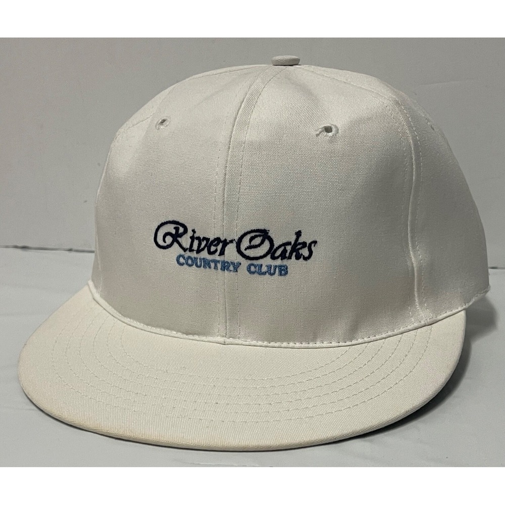 RIVER OAKS COUNTRY CLUB GOLF HAT LARGE X LARGE MADE IN USA